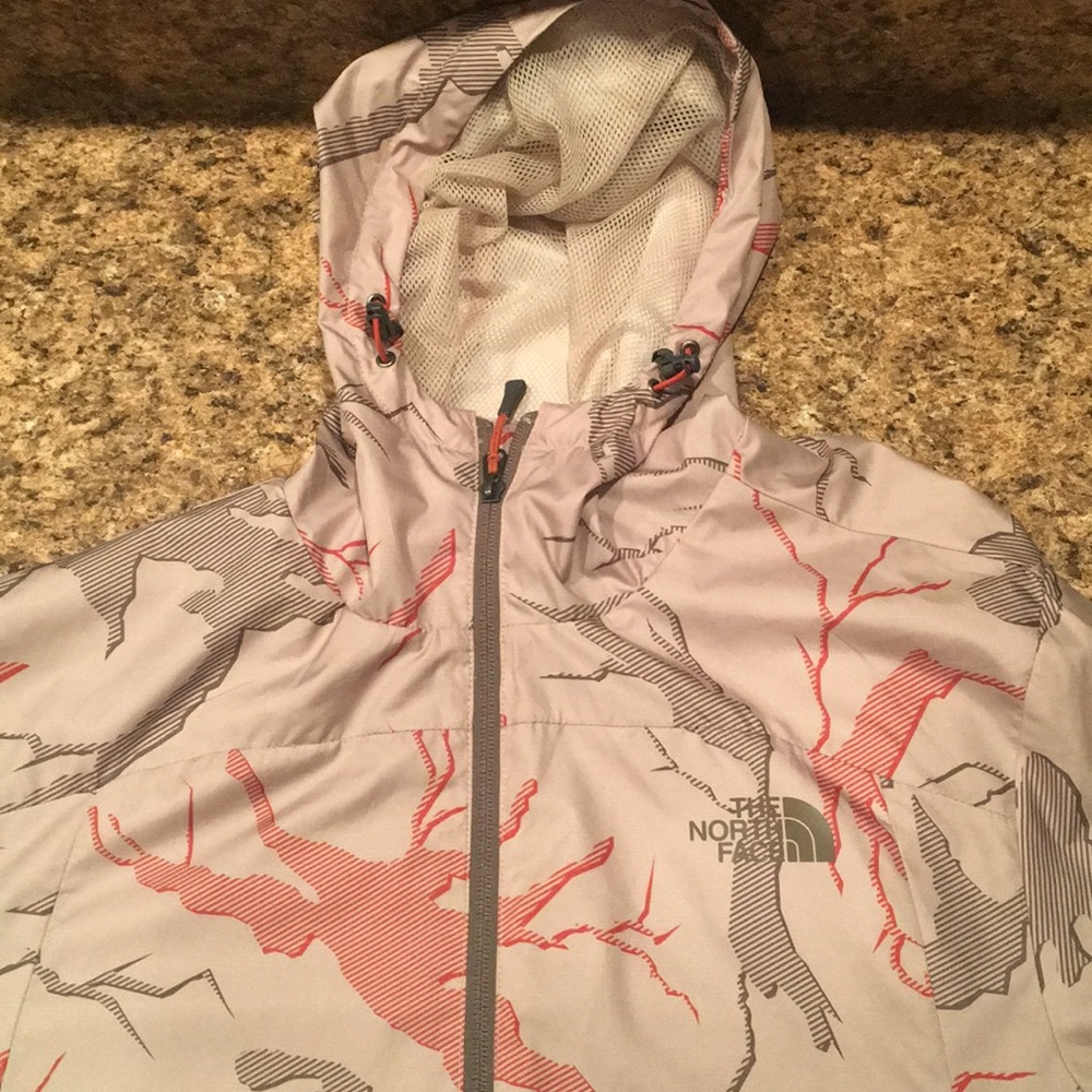 North Face camo anorak